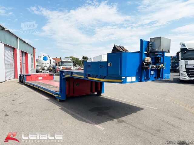 Niski poluprikolica MEUSBURGER MPG-2*hydr. Lenkung*Tiefbett 7100mm*