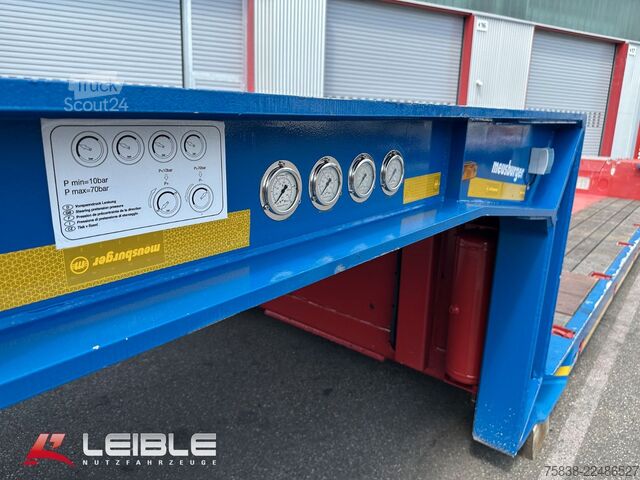 Niski poluprikolica MEUSBURGER MPG-2*hydr. Lenkung*Tiefbett 7100mm*