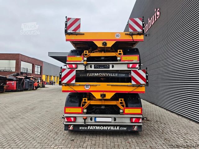 Remorque à plate-forme Faymonville F-S46-1AAB Ballasttrailer 4 Pieces!