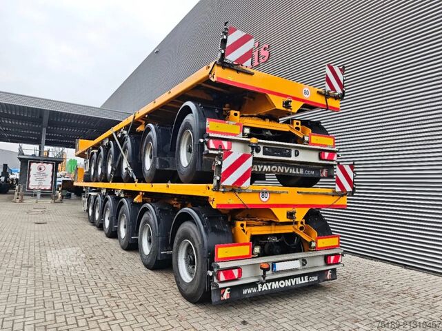 Remorque à plate-forme Faymonville F-S46-1AAB Ballasttrailer 4 Pieces!