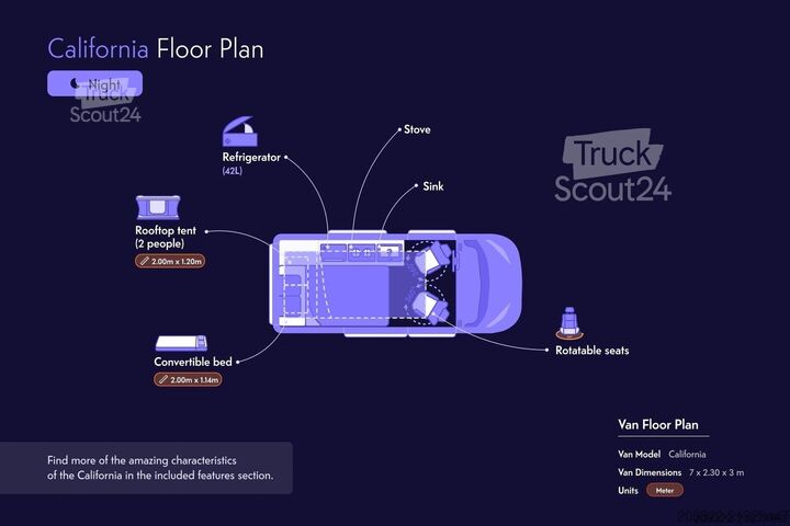 Karavāna/kempers Volkswagen California Coast 2.0 |2022 EURO 6| Venditore professionista