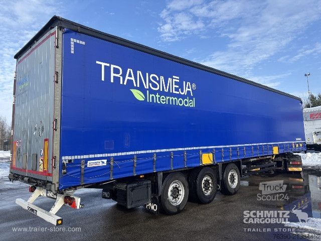 Open oplegger met zeil Schmitz Cargobull Semitrailer Curtainsider Standard