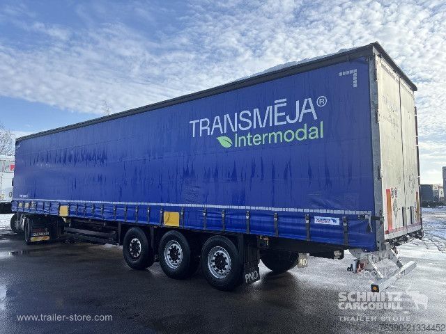 Open oplegger met zeil Schmitz Cargobull Semitrailer Curtainsider Standard