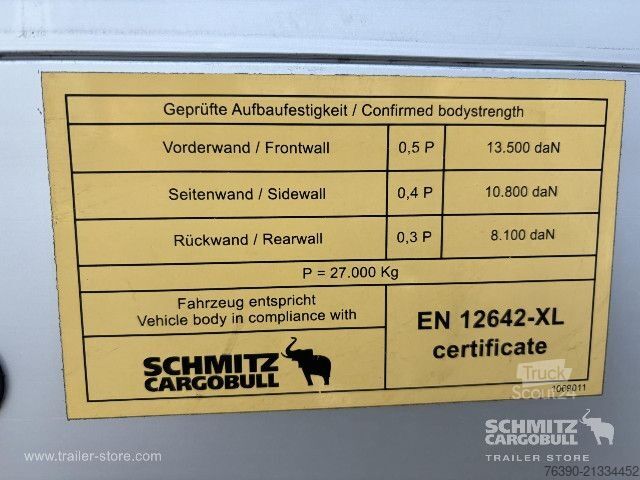 Open oplegger met zeil Schmitz Cargobull Semitrailer Curtainsider Standard