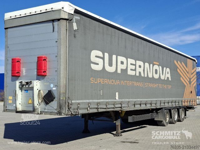 Odprta polprikolica s ponjavo Schmitz Cargobull Curtainsider Mega
