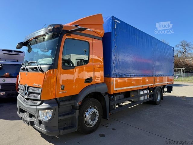 Camion plateau avec bâche MERCEDES-BENZ ACTROS 1832 L Pritsche/Plane 7,20 m LBW 1,5 T