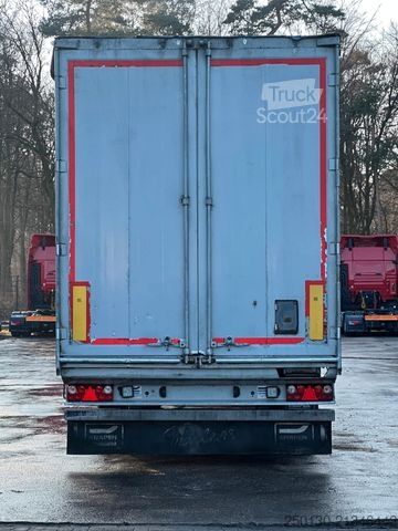 Semirreboque com piso móvel KNAPEN K100 Schubboden mit Liftachse 93m³