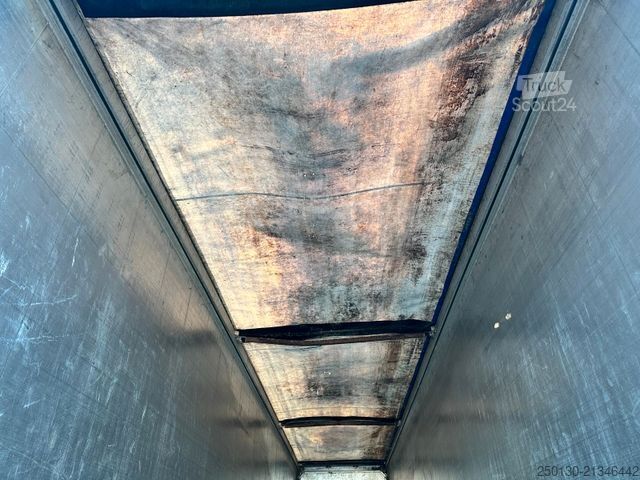 Semirreboque com piso móvel KNAPEN K100 Schubboden mit Liftachse 93m³