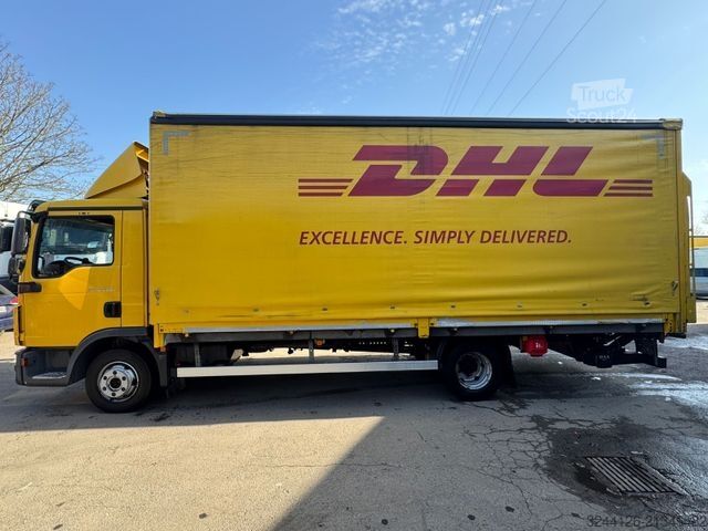Βαν με κουρτίνα πλευράς MAN TGL 8.220 L Schiebeplane+LBW/Klima/Luftgef.TÜV