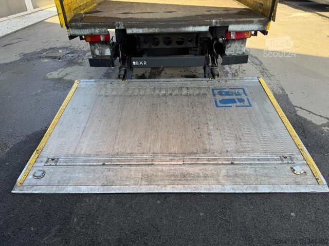 Βαν με κουρτίνα πλευράς MAN TGL 8.220 L Schiebeplane+LBW/Klima/Luftgef.TÜV