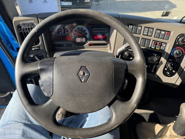 Pašizgāzējs kravas automašīna RENAULT Premium/340DXI/2-Seitenkipper+KRAN+Greifer+Funk/