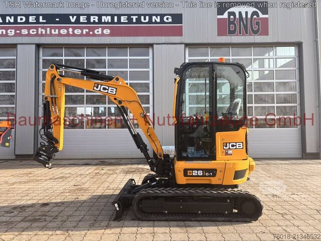 Minibagger JCB 26C-1 hydr. Schnellwechslerverrohrung Tilt