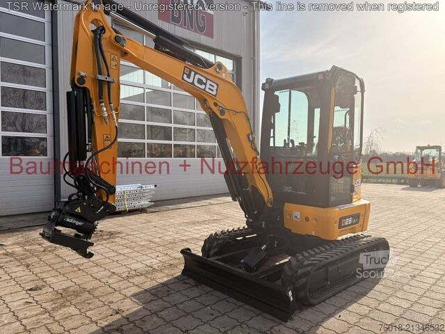 Minibagger JCB 26C-1 hydr. Schnellwechslerverrohrung Tilt
