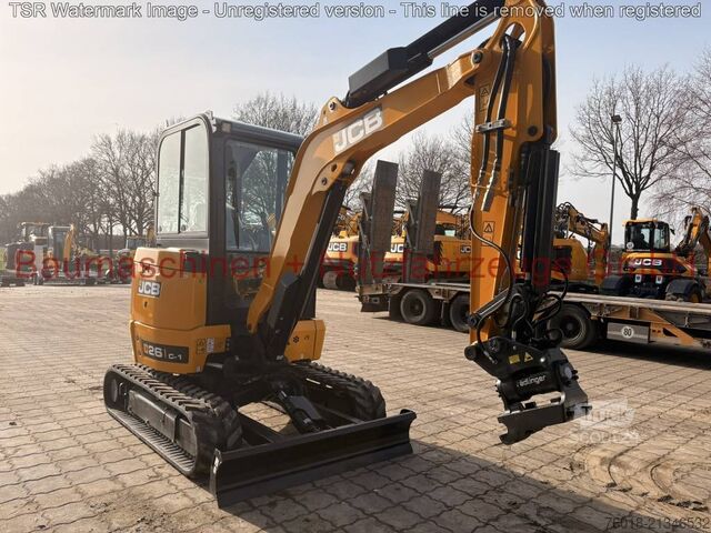 Minibagger JCB 26C-1 hydr. Schnellwechslerverrohrung Tilt