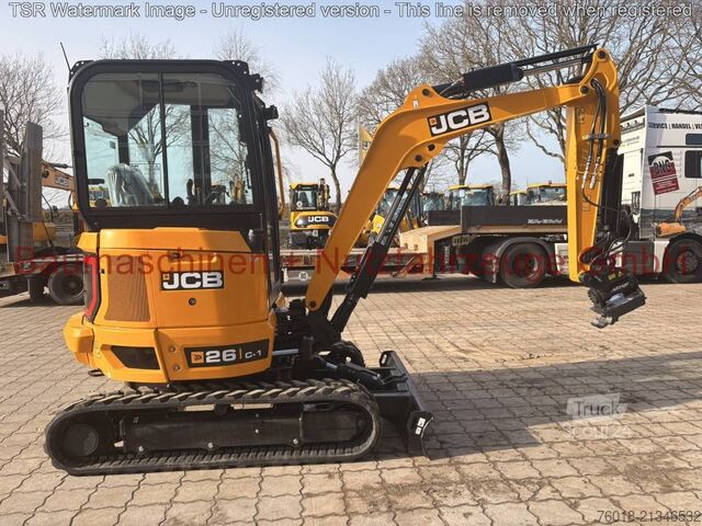 Minibagger JCB 26C-1 hydr. Schnellwechslerverrohrung Tilt