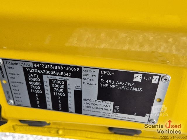 Standardni vlačilec Scania R 450 A4x2NA Highline Smart 2 !