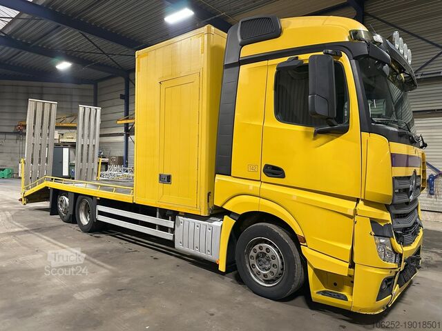Transportador de coches Mercedes-Benz ACTROS 2745 6x2 OPRIJWAGEN / AUTOTRANSPORTER / ...