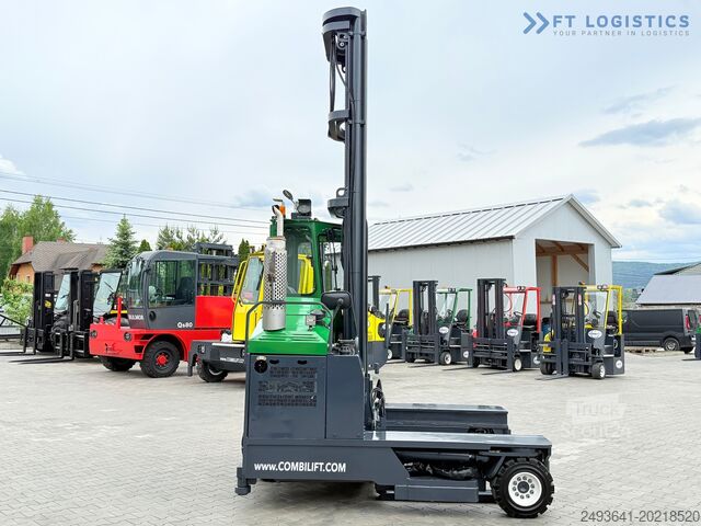4-Wege-Gabelstapler Combilift C4000 / GAS / 9300MM / FREE-LIFT / CABIN