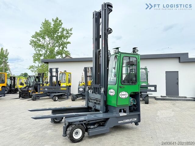 4-Wege-Gabelstapler Combilift C4000 / GAS / 9300MM / FREE-LIFT / CABIN