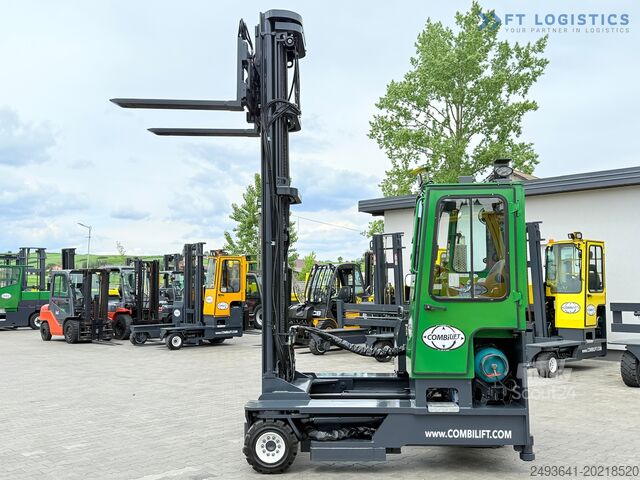 4-Wege-Gabelstapler Combilift C4000 / GAS / 9300MM / FREE-LIFT / CABIN
