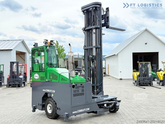 4-Wege-Gabelstapler Combilift C4000 / GAS / 9300MM / FREE-LIFT / CABIN