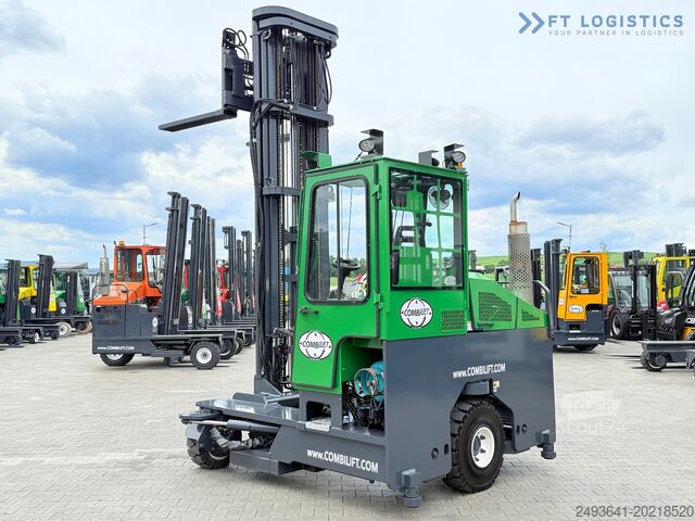 4-Wege-Gabelstapler Combilift C4000 / GAS / 9300MM / FREE-LIFT / CABIN