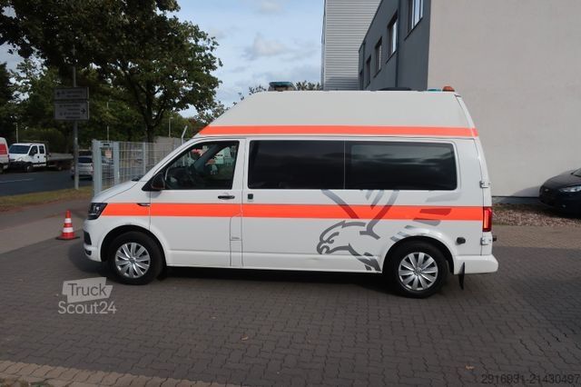 Brandbil VOLKSWAGEN T6 KTW Hochdach lang 1.Hand SHZ / PDC :A93