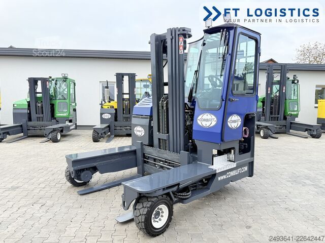 4-vejs gaffeltruck Combilift C4000 GAS TRIPLEX 5550 POSITIONER CABIN