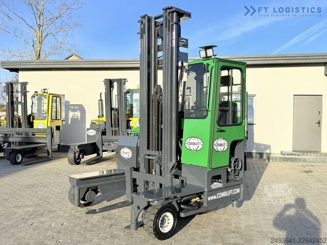 Wózek widłowy czterokierunkowy Combilift C4000 GAS TRIPLEX 6900 FREE-LIFT CABIN