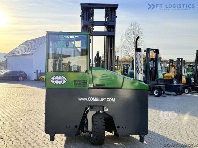 Wózek widłowy czterokierunkowy Combilift C4000 GAS TRIPLEX 6900 FREE-LIFT CABIN