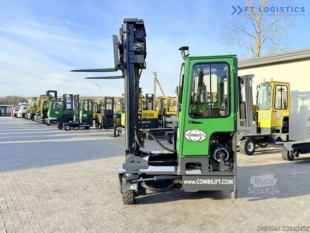 Wózek widłowy czterokierunkowy Combilift C4000 GAS TRIPLEX 6900 FREE-LIFT CABIN