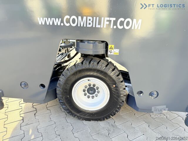Wózek widłowy czterokierunkowy Combilift C4000 GAS TRIPLEX 6900 FREE-LIFT CABIN