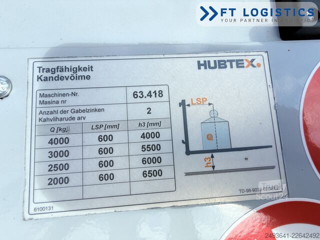 štirismerni viličar Hubtex DQ40D DIESEL TRIPLEX 6500 FREE-LIFT TOP1
