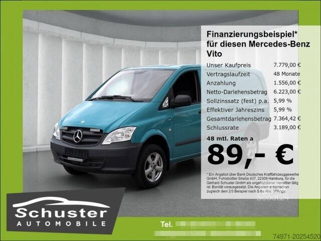 Duba panelată Mercedes-Benz Vito Kasten 4x4 lang 116CDI*Autom AHK StandHzg