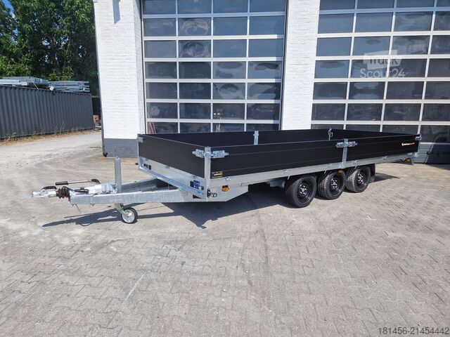 Remorque à voiture Saris heavy duty PL506 204 35 Tridem Pritsche