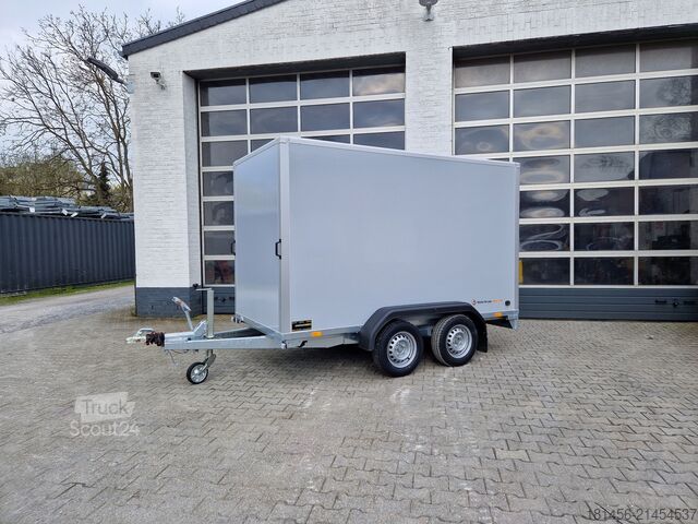 Caisse fermée (ou tôlé) Saris GFK Koffer grau glatte Wände GO 306 154 180 2000 2 Zurrsystem verfügbar