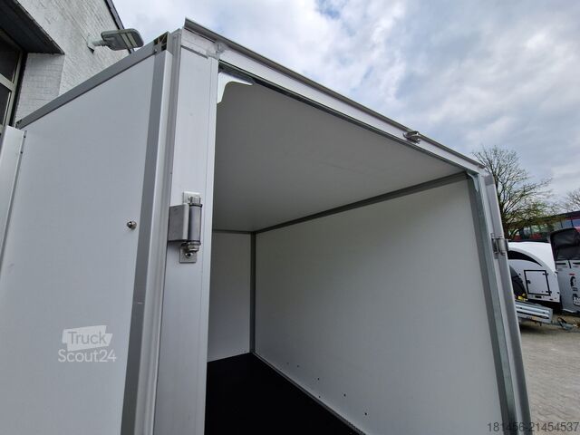 Caisse fermée (ou tôlé) Saris GFK Koffer grau glatte Wände GO 306 154 180 2000 2 Zurrsystem verfügbar