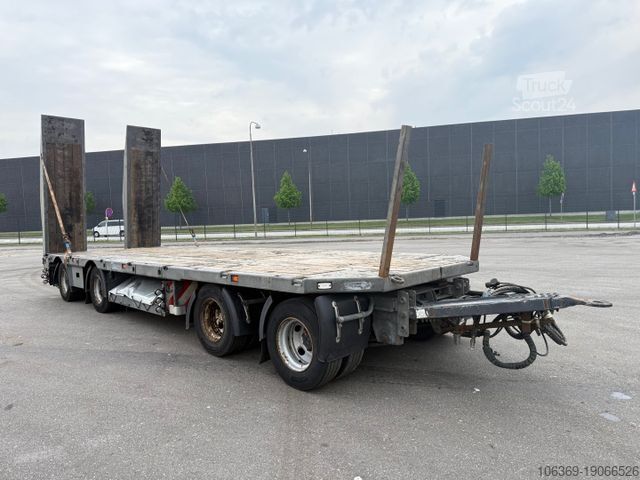 Lavtloader trailer  MTDK 4 Achsen 30 t. Maschinen Hydr. rampen