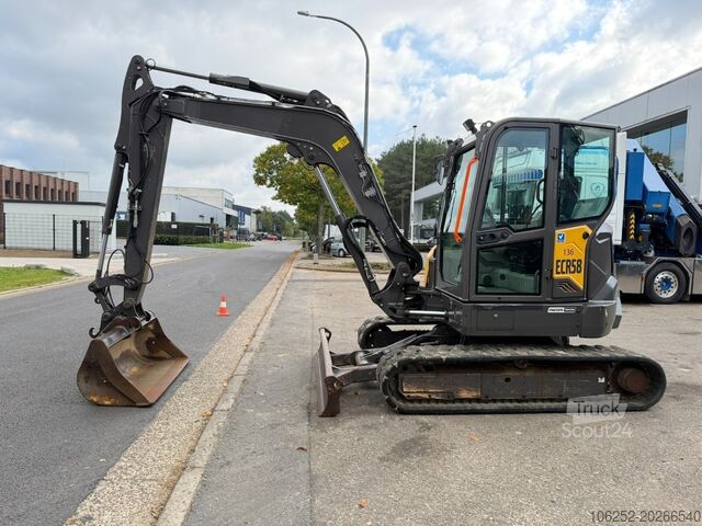 Minibagger Volvo ECR 58 F FULL HYDR - 2911 H - HYDR QUICKHITCH -...
