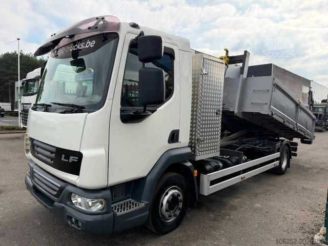 Containertransport (haakarmsysteem) DAF LF 45.180 - 12T - 4x2 HOOKLIFT / HAAKSYTEEM / A...