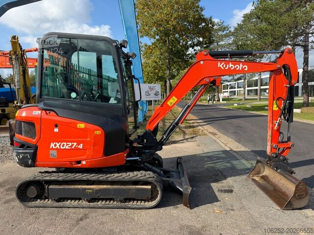 Minibagger Kubota KX027-4 HAMMER LINES - *1860h* - HYDR QUICKHITC...