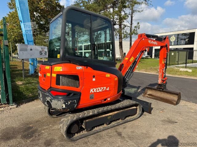 Minibagger Kubota KX027-4 HAMMER LINES - *1860h* - HYDR QUICKHITC...