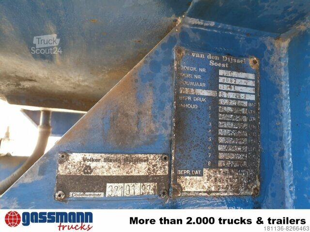 LKW mit Tankaufbau 1-Kammer Tankaufbau, Alu, 10.500 Liter