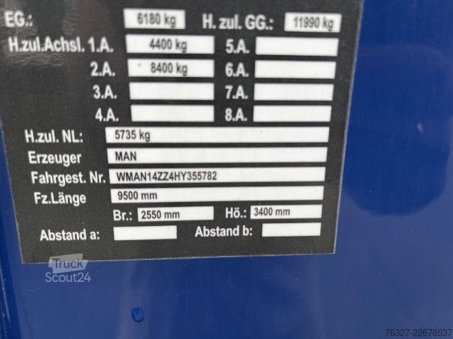 Tovornjak s ploščadjo MAN TGL 12.250 4X2 BL