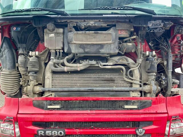 Châssis avec cabine Scania R580 V8 6x4, RETARDER, 614915 km FULL SPRING!  ...