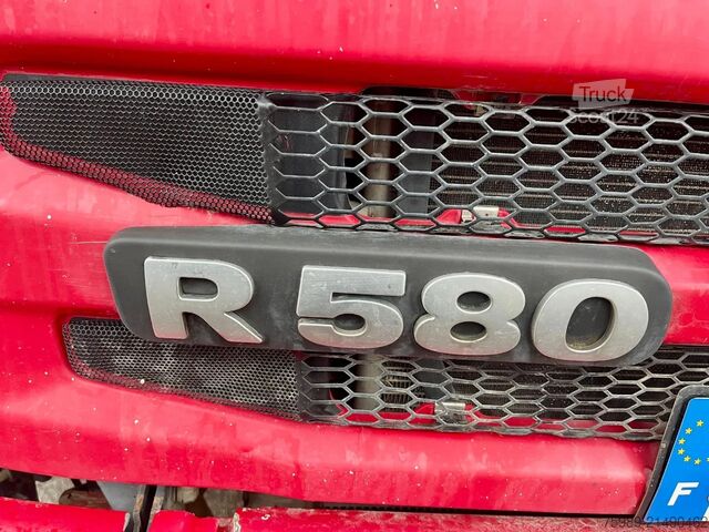 Châssis avec cabine Scania R580 V8 6x4, RETARDER, 614915 km FULL SPRING!  ...