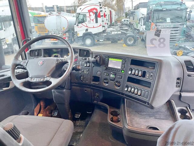 Châssis avec cabine Scania R580 V8 6x4, RETARDER, 614915 km FULL SPRING! ...