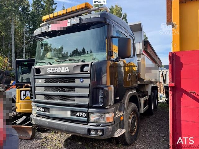 Tipper Scania R124 6x4 Tipper Truck – 349,000 km WATCH VIDEO