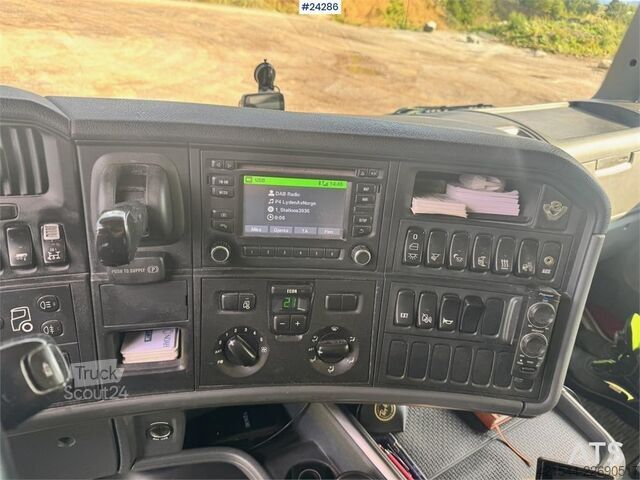 Pašizgāzējs Scania R730 6x4 Tipper Truck w/ 2015 Nor Slep Triple-Axle