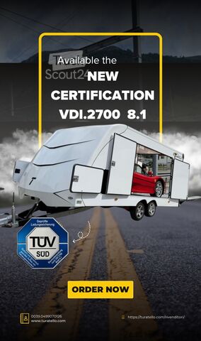 Prikolica za transport automobila VDI2700 Turatello T35   “ VDI 2700”